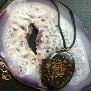 Healing crystal necklace